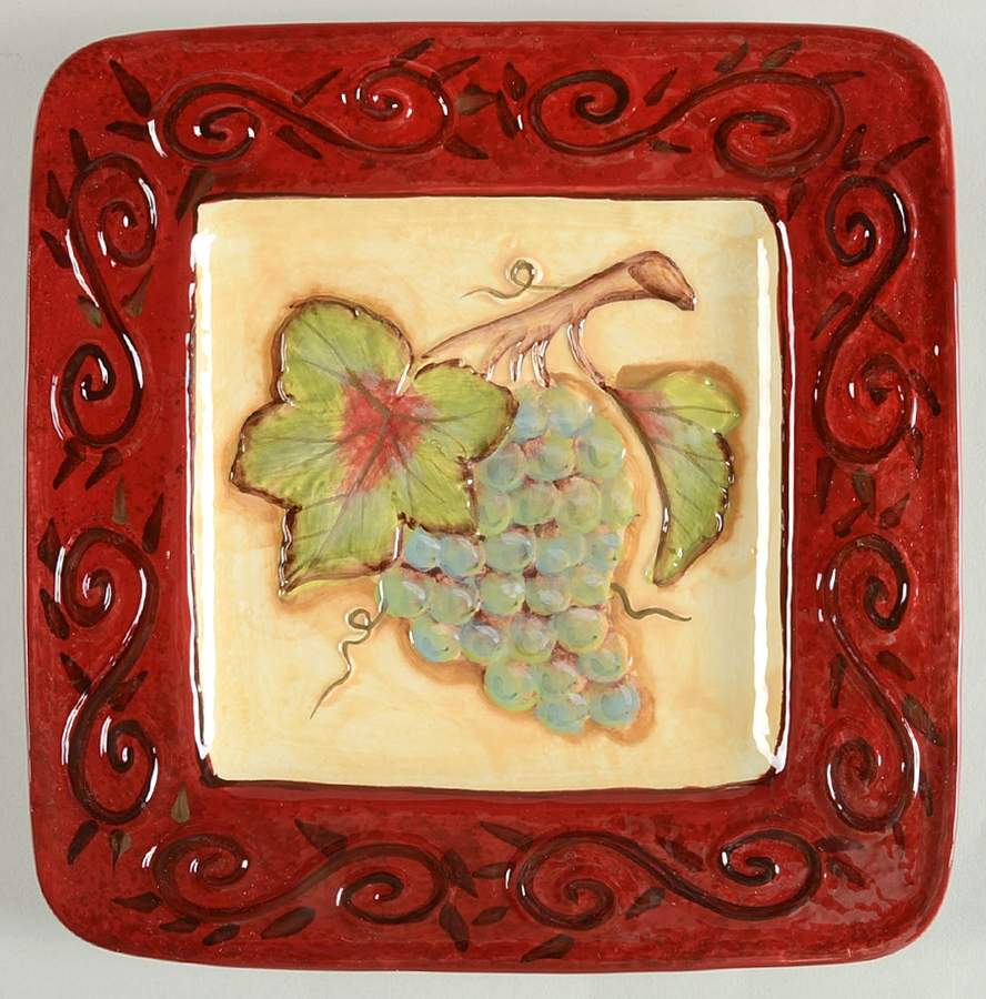 Tuscan Winery Salad/Dessert Plate by Certified International-1