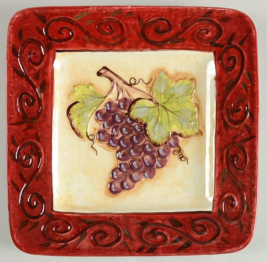 Tuscan Winery Salad/Dessert Plate by Certified International-1