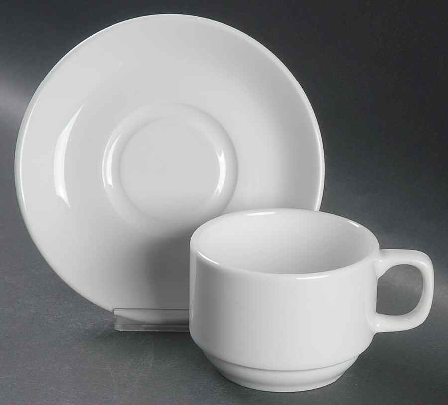 Bistro (Restaurantware) Flat Cup & Saucer Set by BIA Cordon Bleu-1