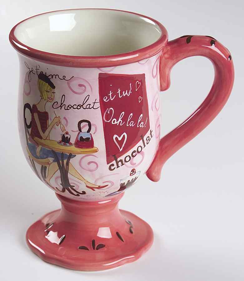 Chocolate Cafe Footed Mug by Certified International-1