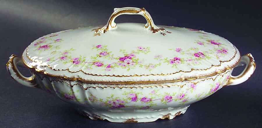 CHF1180 Oval Covered Vegetable by Charles Field Haviland-1