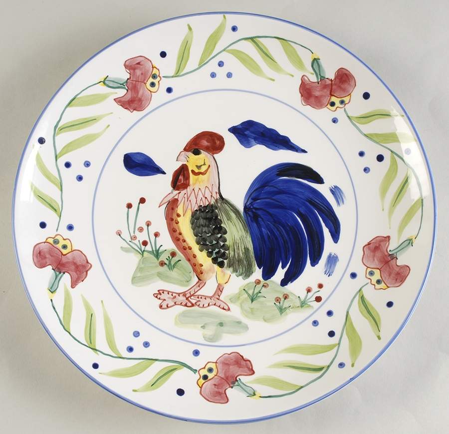 Golden Rooster Dinner Plate by Coventry - USA-1