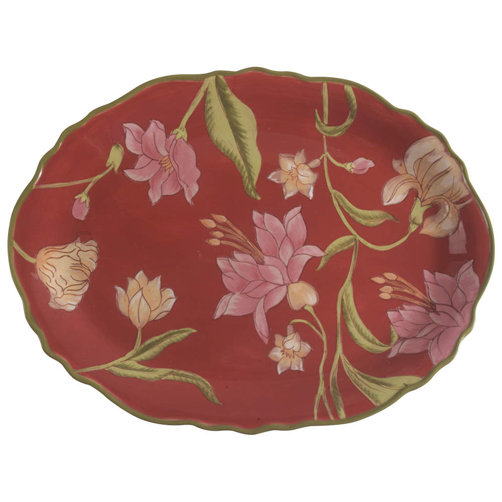 Ajmer 18" Oval Serving Platter by Certified International-1