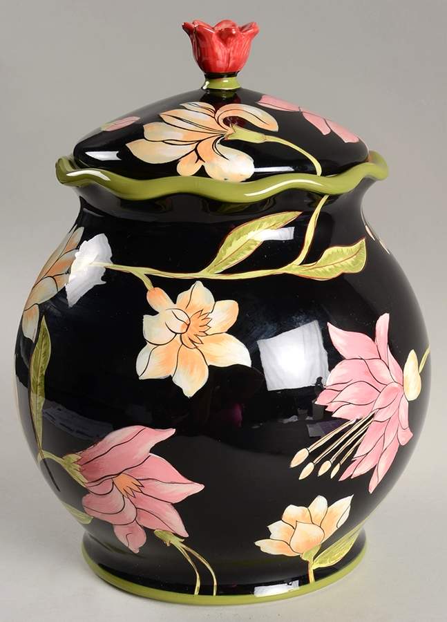 Ajmer Large Canister & Lid by Certified International-1