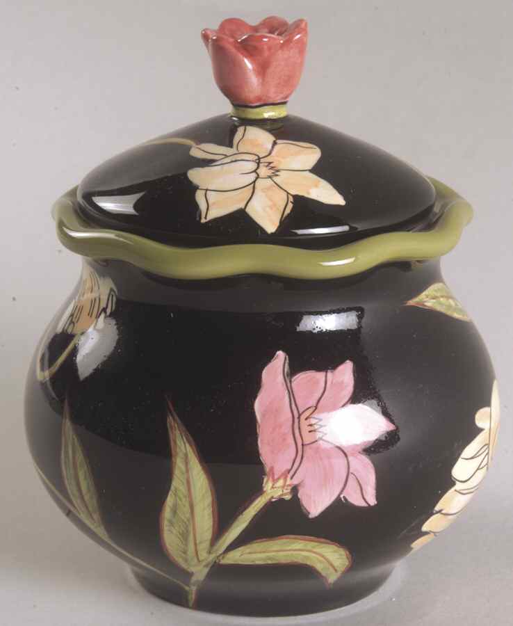 Ajmer Sugar Bowl & Lid by Certified International-1
