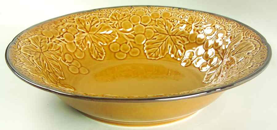 Bordeaux Gold 14" Large Salad Serving Bowl by Certified International-1