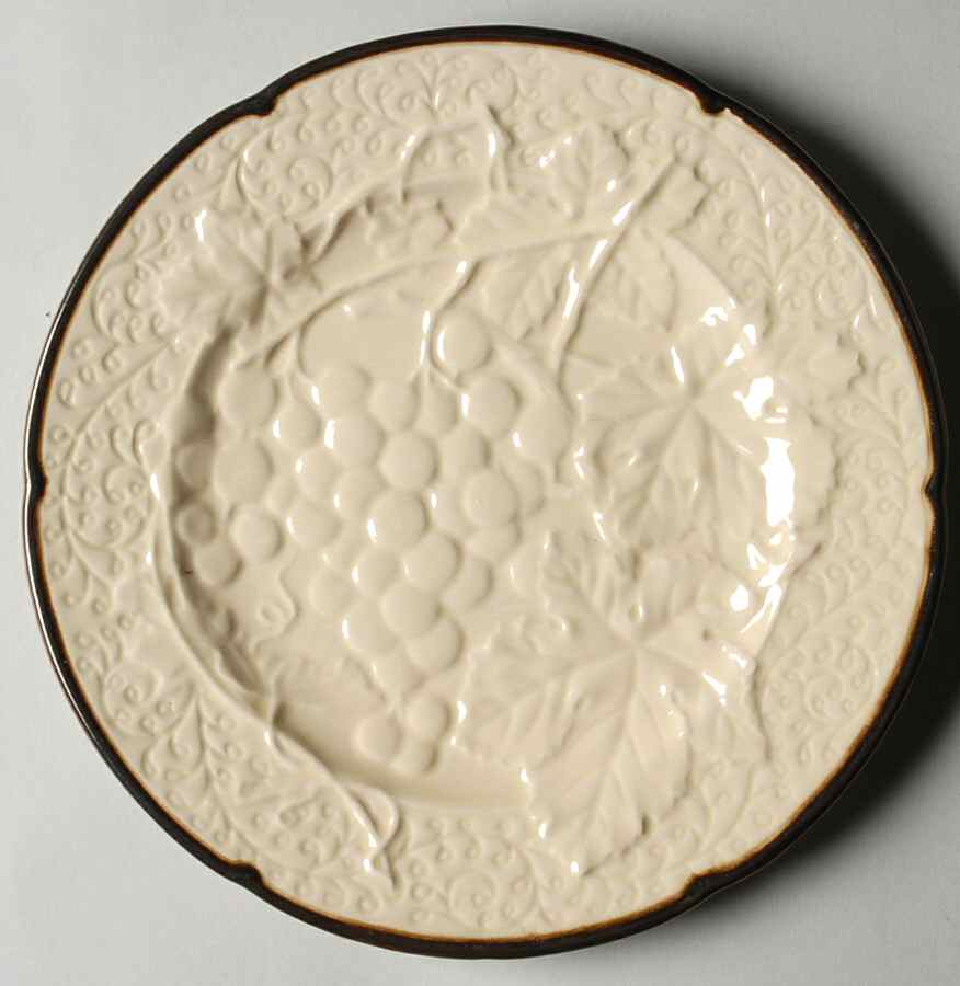 Bordeaux Ivory Salad/Dessert Plate by Certified International-1