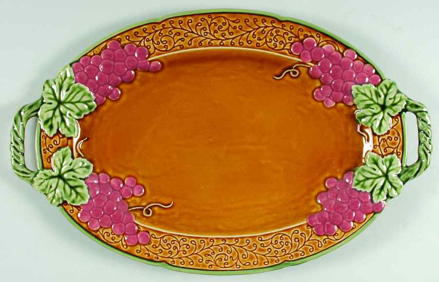 Bordeaux Accessories 20" Oval Handled Serving Platter by Certified International-1