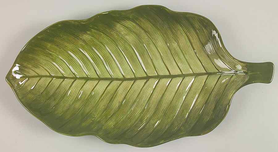Empire 20" Leaf Shaped Platter by Certified International-1