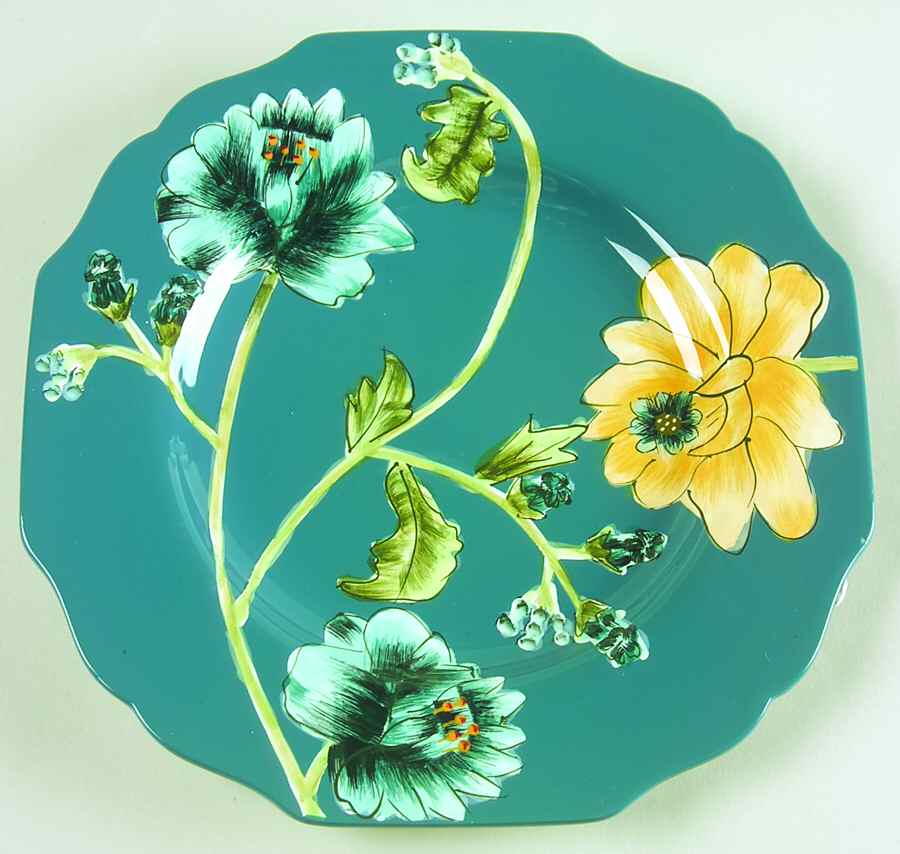 Field Flowers (Hand Painted) Salad/Dessert Plate by Certified International-1