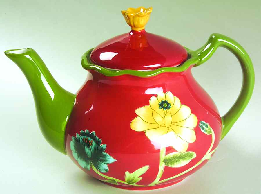 Field Flowers (Hand Painted) Teapot & Lid by Certified International-1