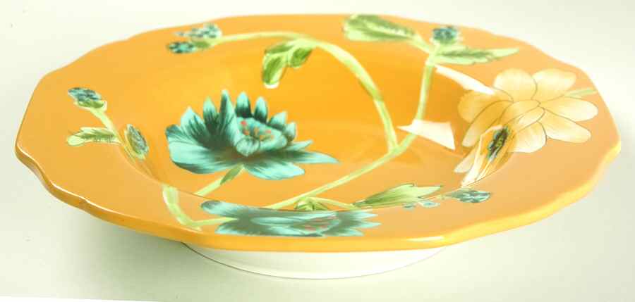 Field Flowers (Hand Painted) Large Rim Soup Bowl by Certified International-1