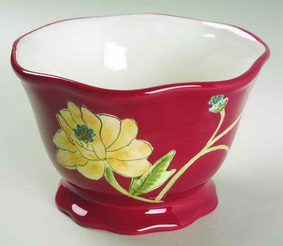 Field Flowers (Hand Painted) Individual Ice Cream Dish by Certified International-1