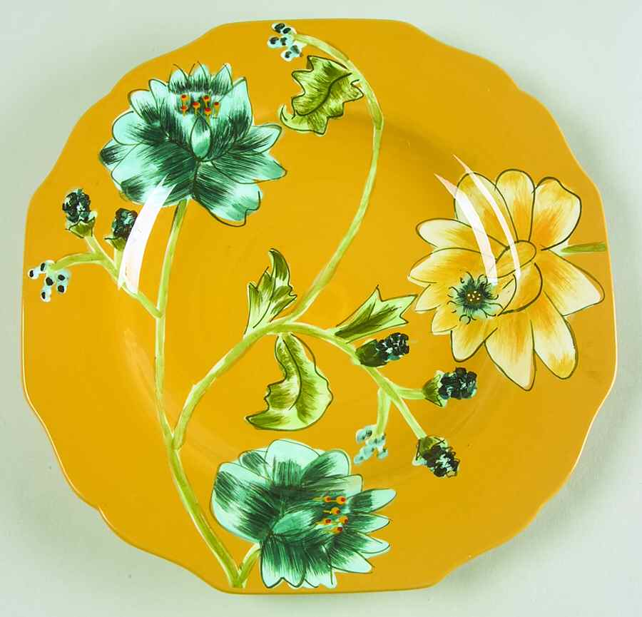 Field Flowers (Hand Painted) Salad/Dessert Plate by Certified International-1