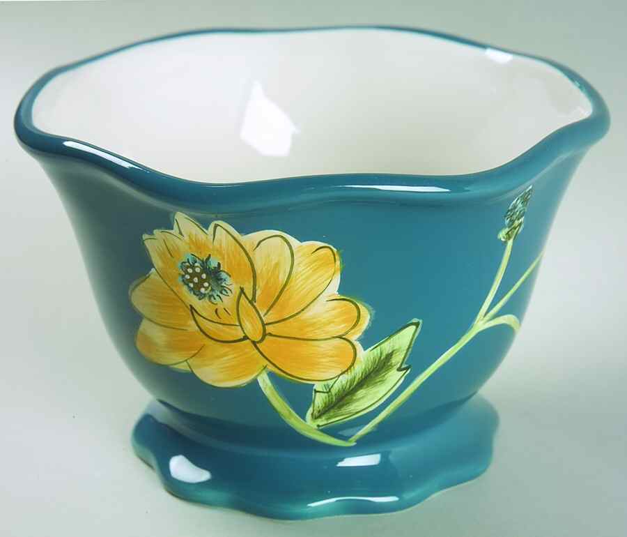 Field Flowers (Hand Painted) Individual Ice Cream Dish by Certified International-1