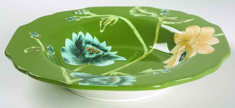Field Flowers (Hand Painted) Large Rim Soup Bowl by Certified International-1