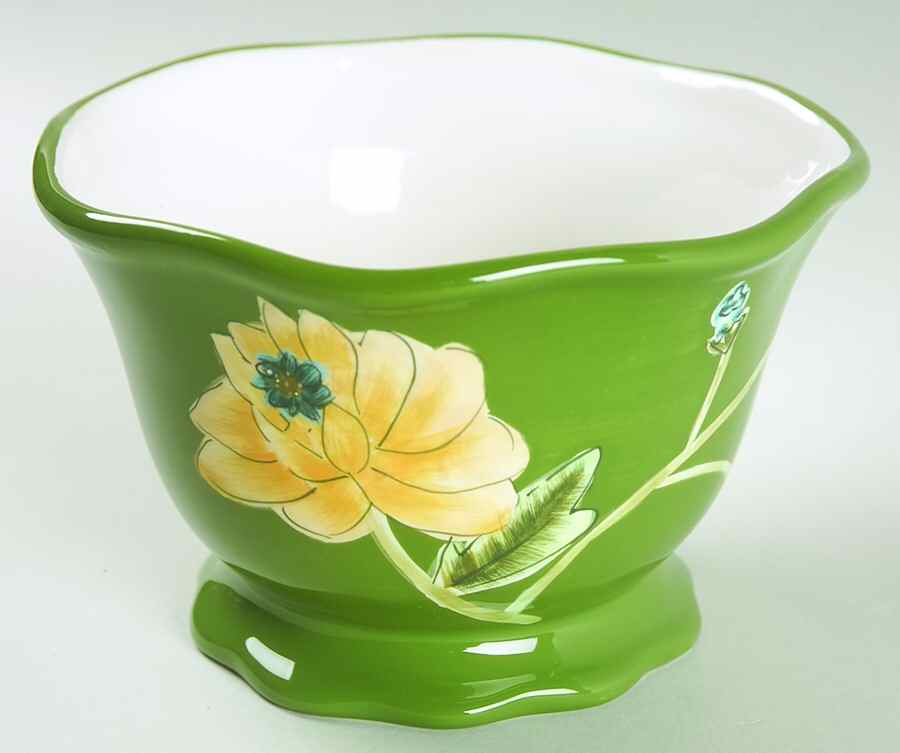 Field Flowers (Hand Painted) Individual Ice Cream Dish by Certified International-1