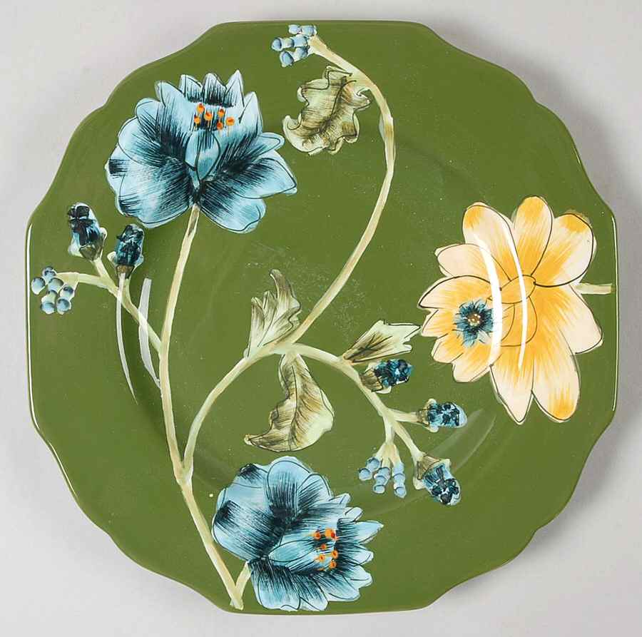 Field Flowers (Hand Painted) Salad/Dessert Plate by Certified International-1