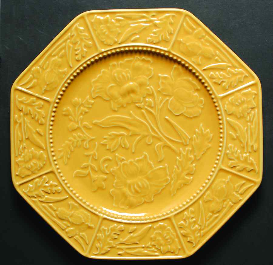 Field Flowers Gold Dinner Plate by Certified International-1