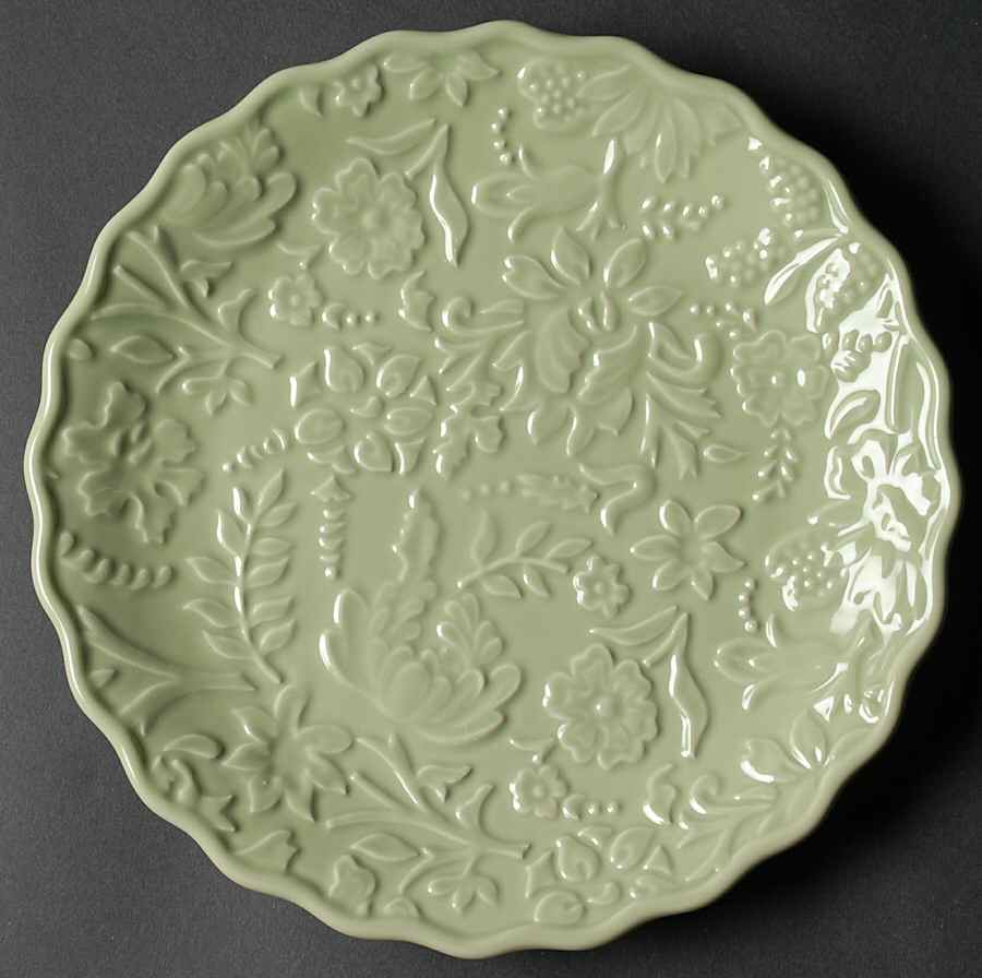 Josephine Green Salad/Dessert Plate by Certified International-1