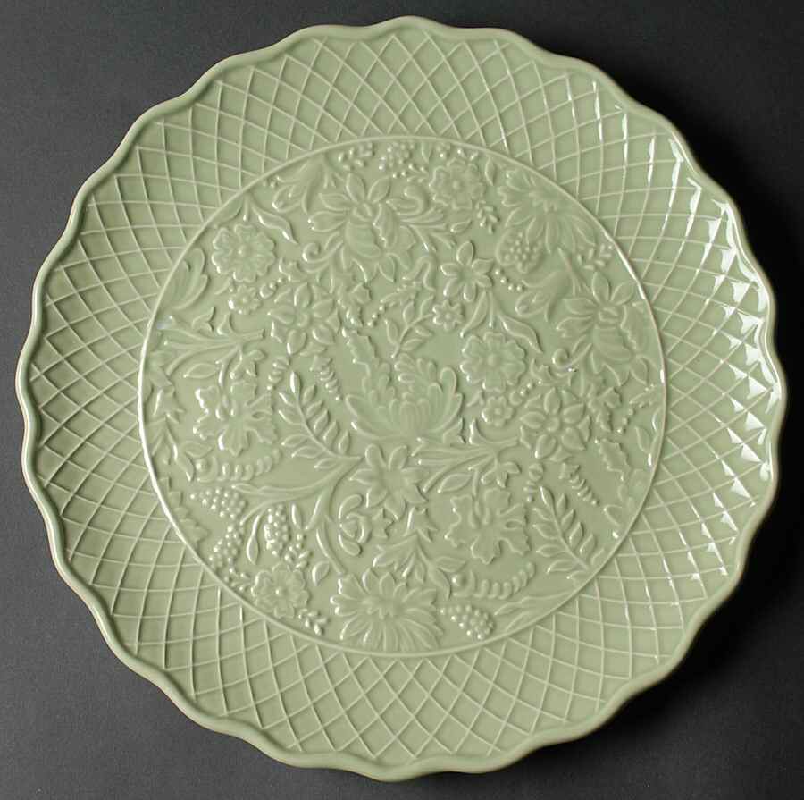 Josephine Green Service Plate (Charger) by Certified International-1