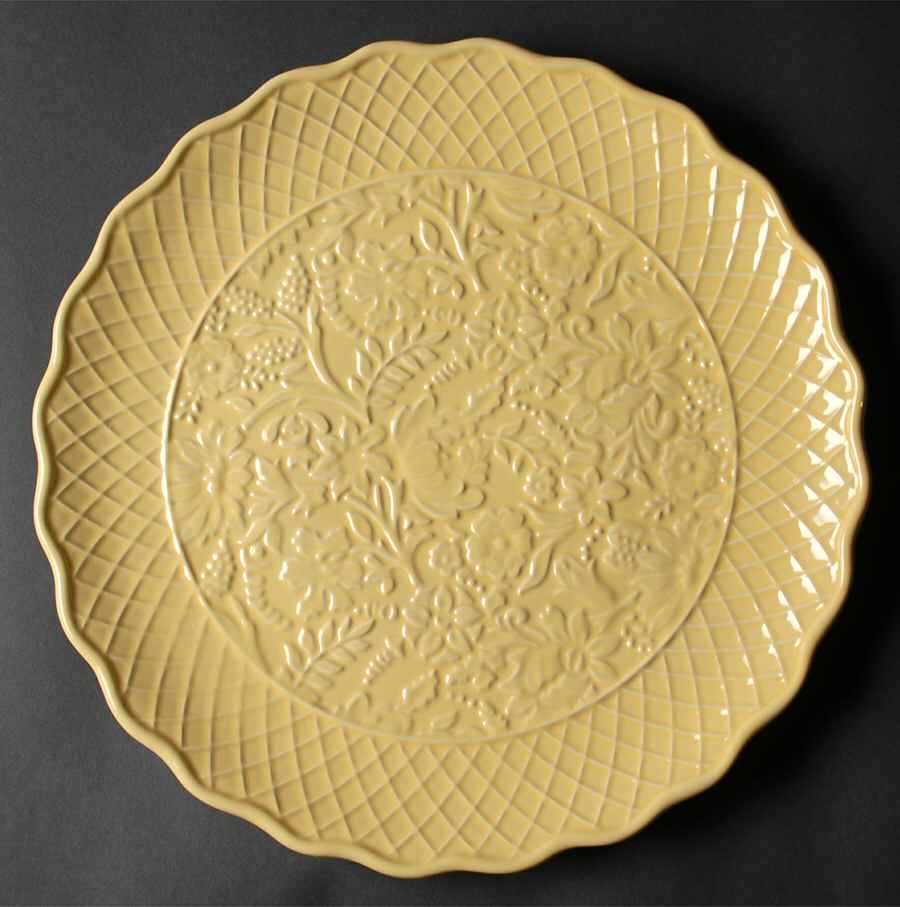 Josephine Yellow Service Plate (Charger) by Certified International-1