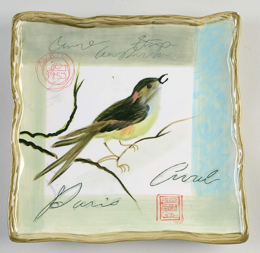 Natures Garden Square Salad Plate by Certified International-1