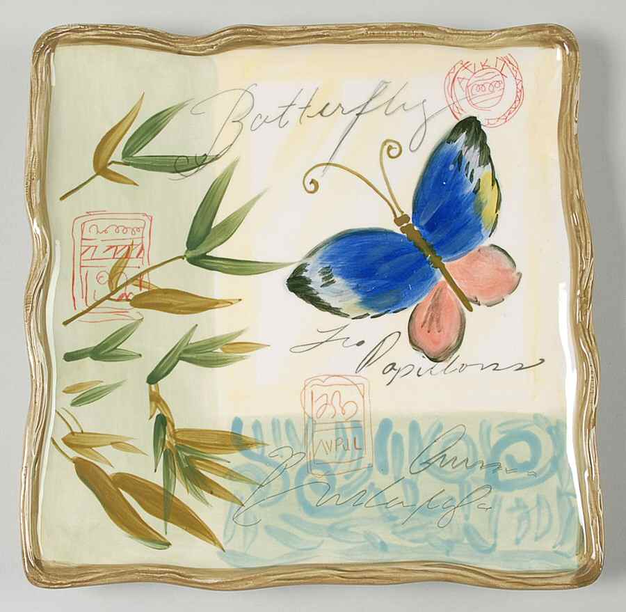 Natures Garden Square Salad Plate by Certified International-1