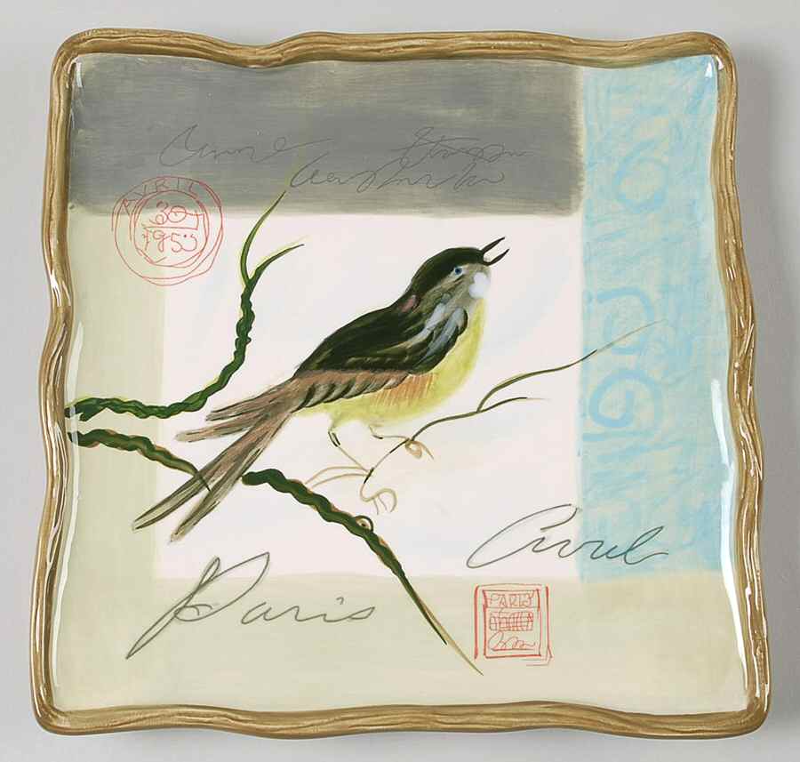 Natures Garden Square Salad Plate by Certified International-1