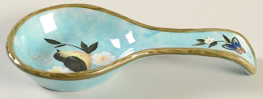 Natures Garden Spoon Rest/Holder (Holds 1 Spoon) by Certified International-1