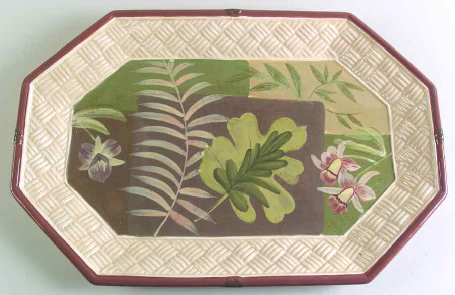 Rainforest 20" Oval Serving Platter by Certified International-1