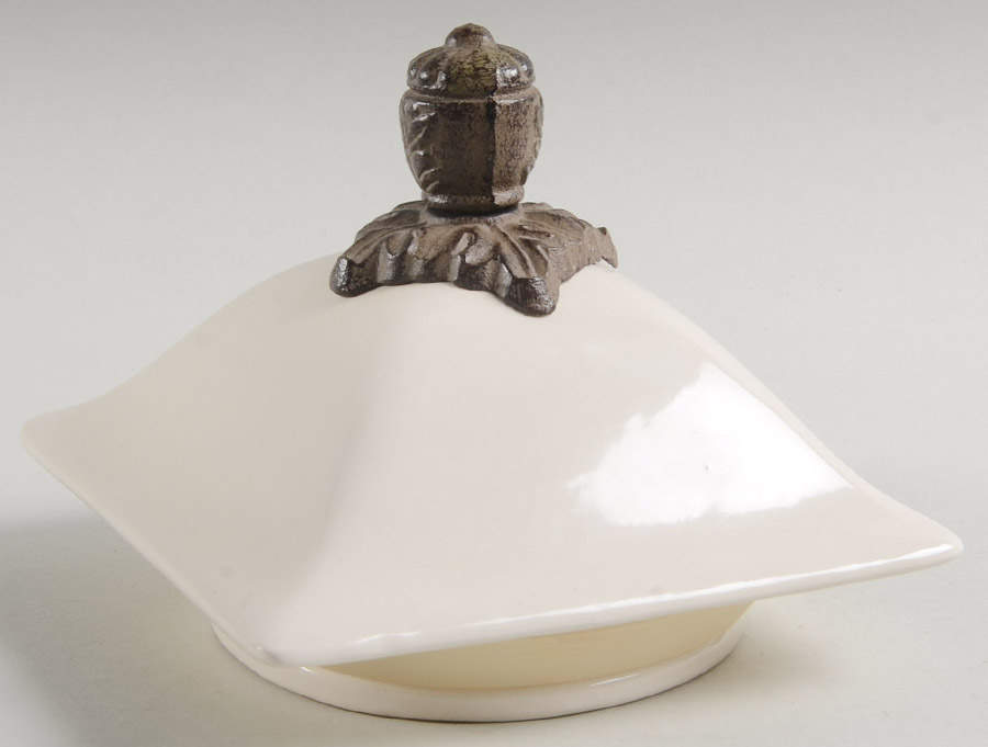 Renaissance Ivory Lid for Large Canister by Certified International-1