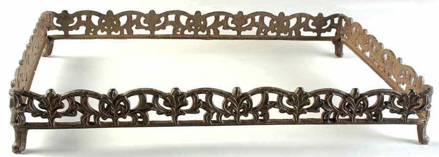 Renaissance Ivory Metal Stand for 20" Rectangular Platter by Certified International-1