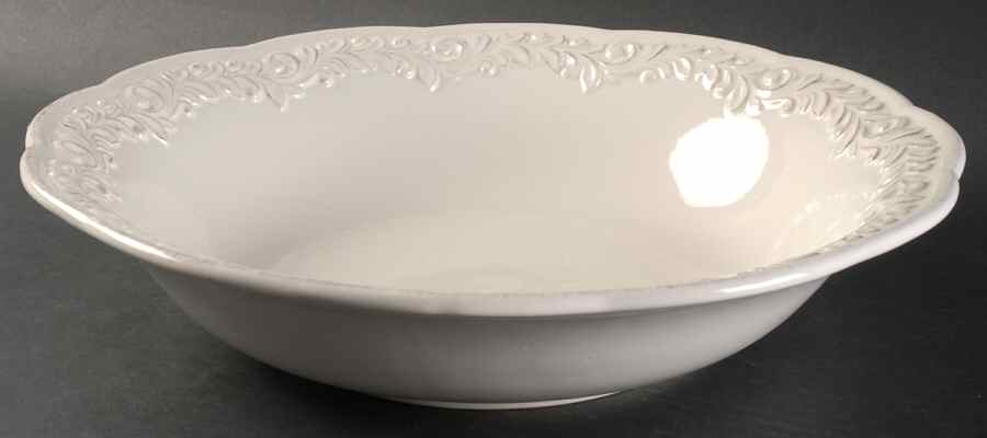 Renaissance Ivory 14" Large Salad Serving Bowl by Certified International-1
