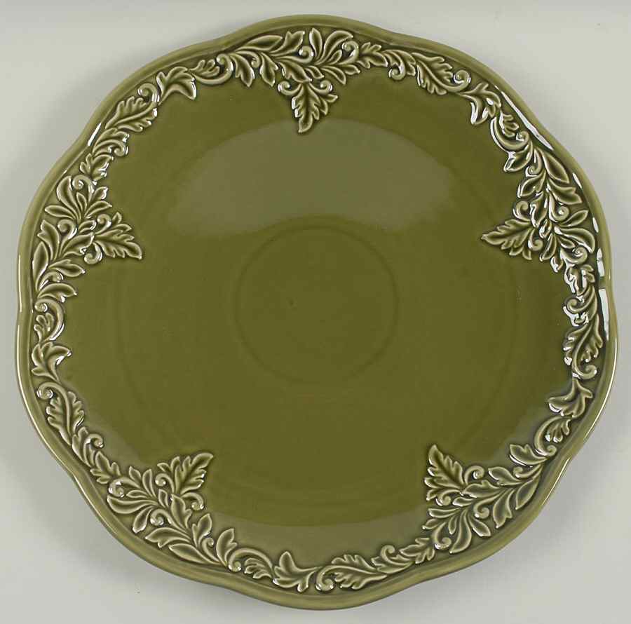 Renaissance Green 16" Chop Plate (Round Platter) by Certified International-1