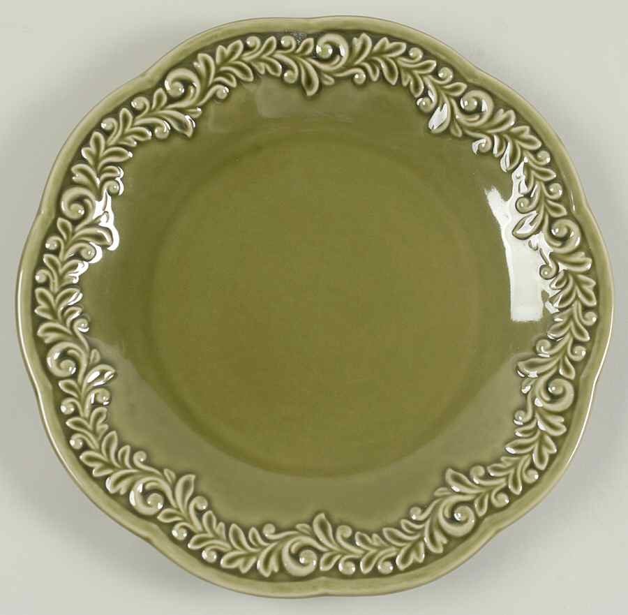 Renaissance Green Dinner Plate by Certified International-1