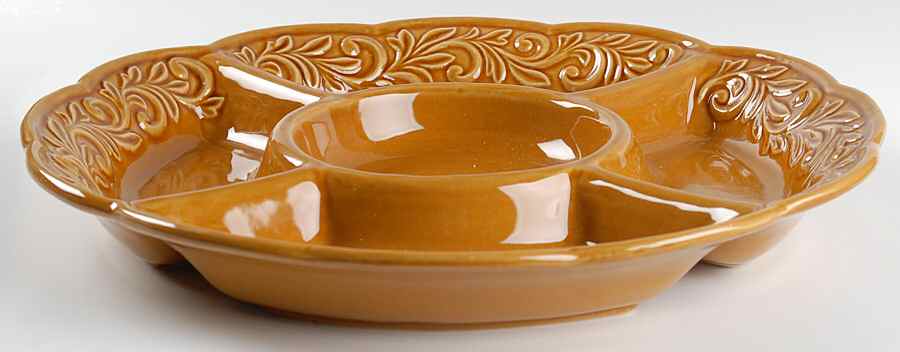 Venetian 1 Pc Round Chip and Dip (5 Section) by Certified International-1