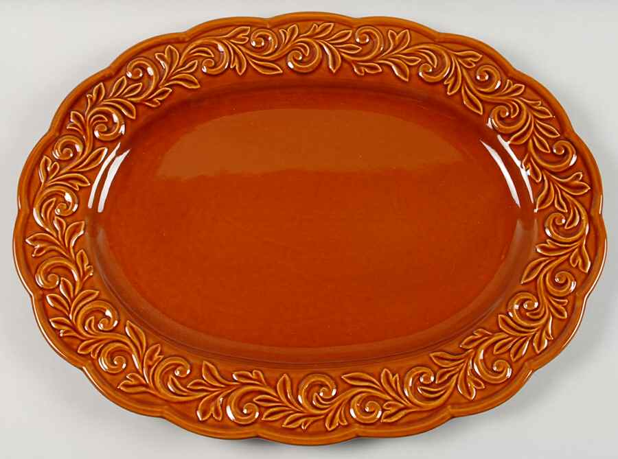 Venetian 19" Oval Serving Platter by Certified International-1