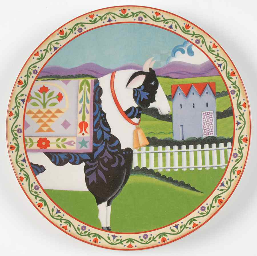Barnyard Salad/Dessert Plate by Certified International-1
