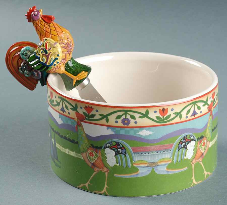 Barnyard Dip Bowl & Spreader Set by Certified International-1