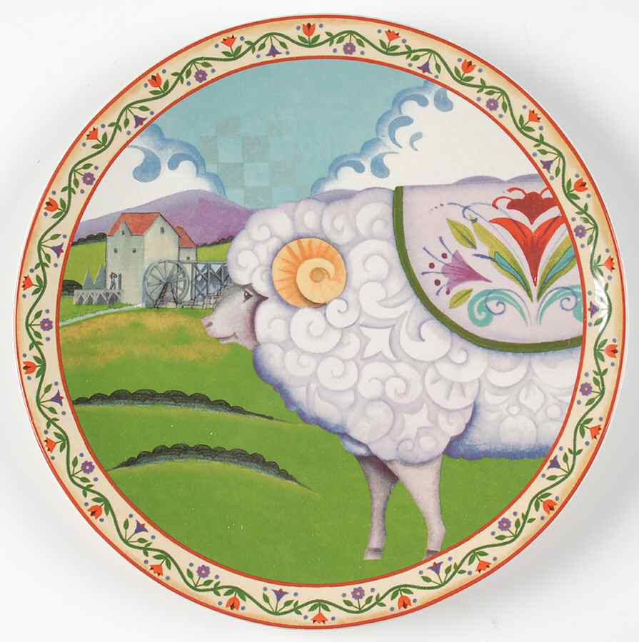 Barnyard Salad/Dessert Plate by Certified International-1