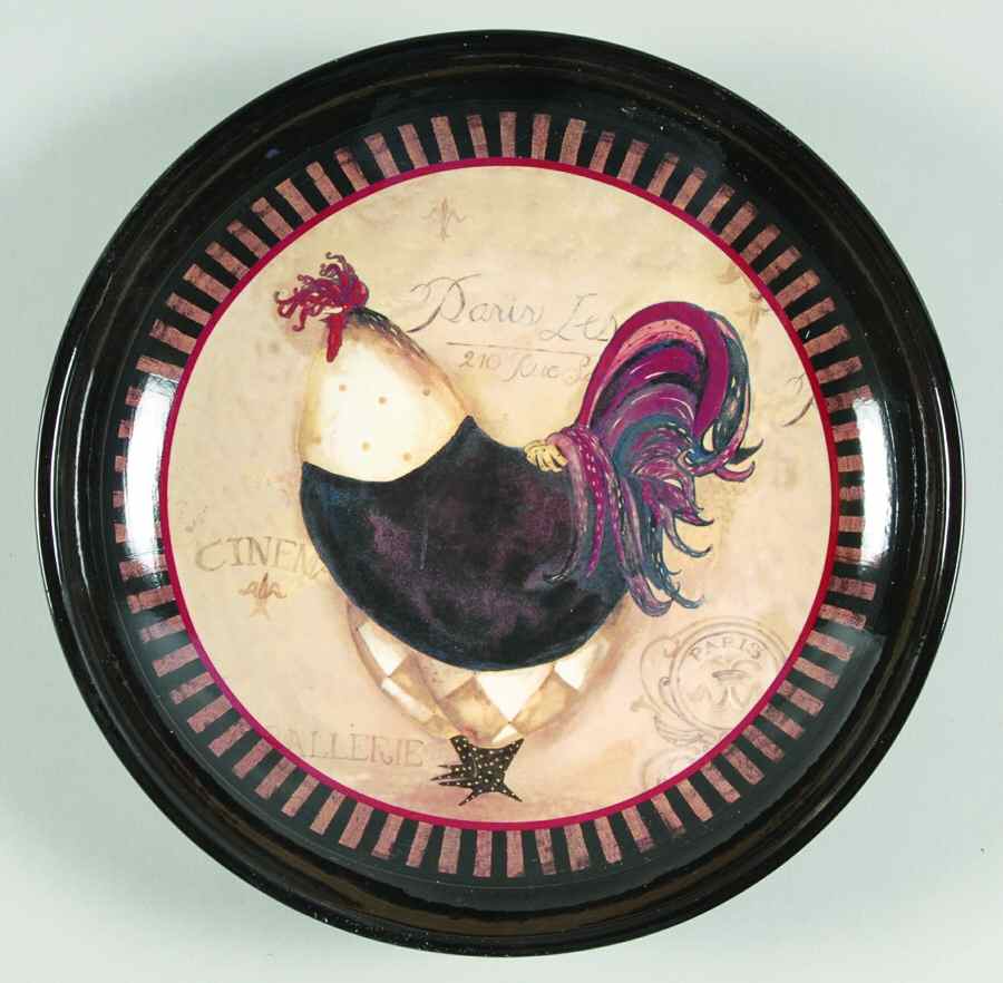 Paris Rooster 9" Soup/Pasta Bowl by Certified International-1