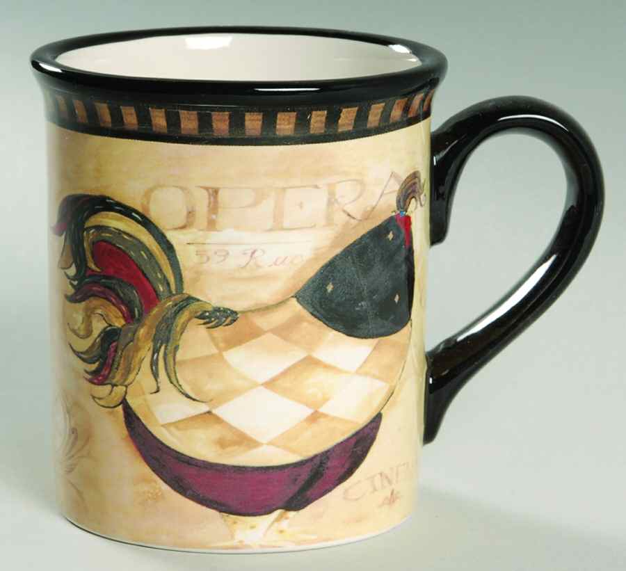 Paris Rooster Mug by Certified International-1
