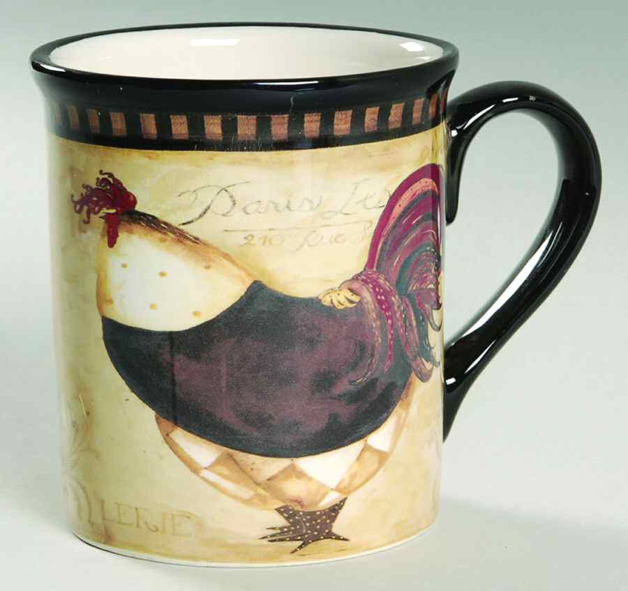 Paris Rooster Mug by Certified International-1
