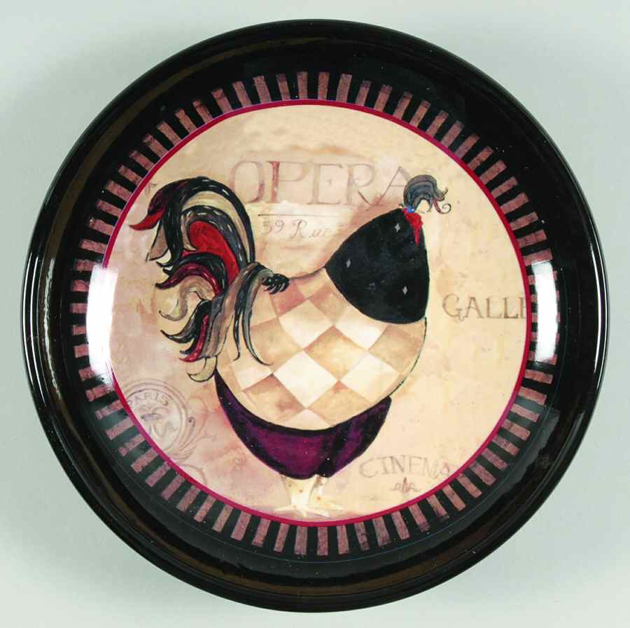 Paris Rooster 9" Soup/Pasta Bowl by Certified International-1