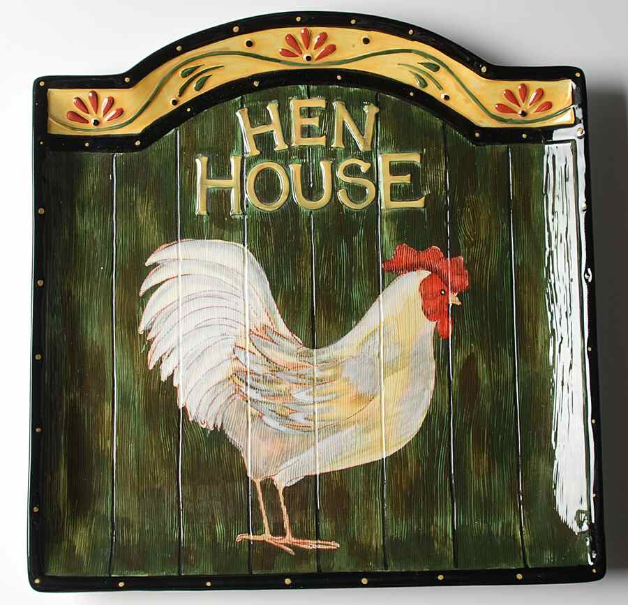 Rooster Inn Square Service Plate (Charger) by Certified International-1