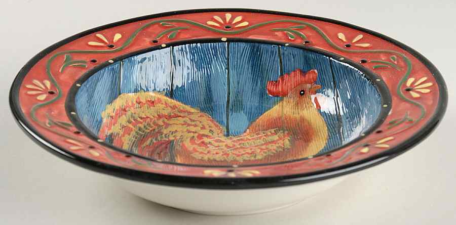 Rooster Inn Rim Soup Bowl by Certified International-1