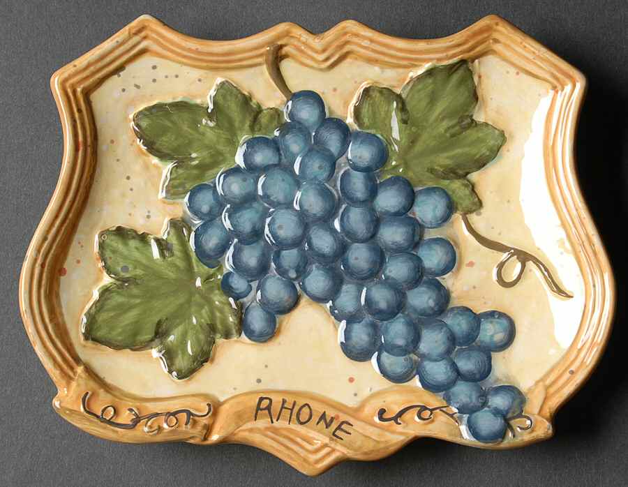 Grand Vin Canape Plate by Certified International-1