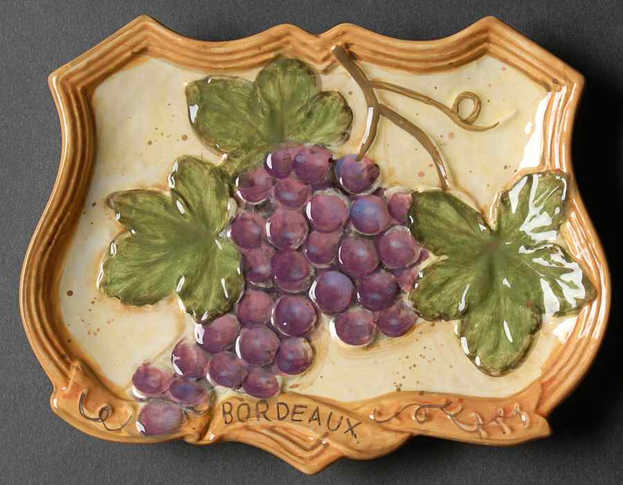 Grand Vin Canape Plate by Certified International-1
