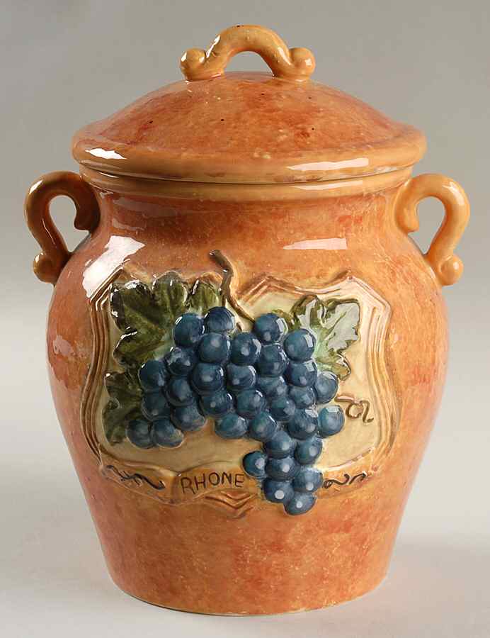 Grand Vin Medium Canister & Lid by Certified International-1